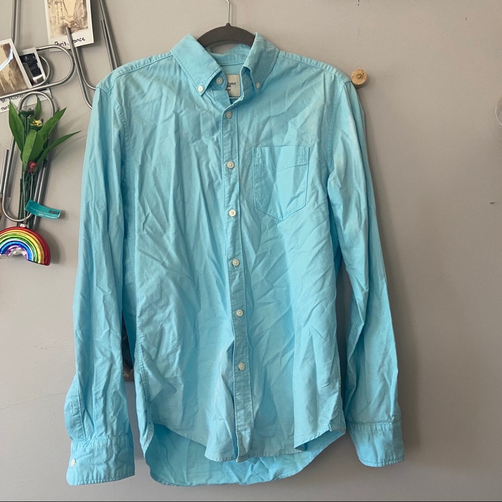 Casual Long Sleeve Button Up Short